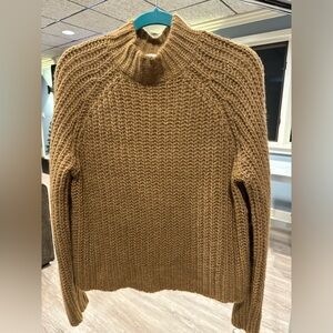 Vince Marled Shaker Stitch Raglan Sleeve Sweater